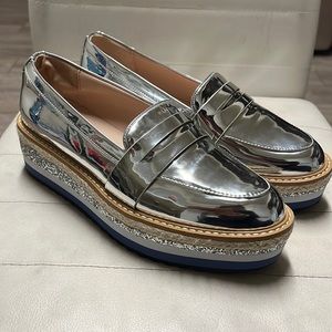 Also Ibaresen Silver Flatfoam Loafers